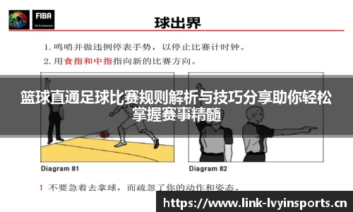 篮球直通足球比赛规则解析与技巧分享助你轻松掌握赛事精髓
